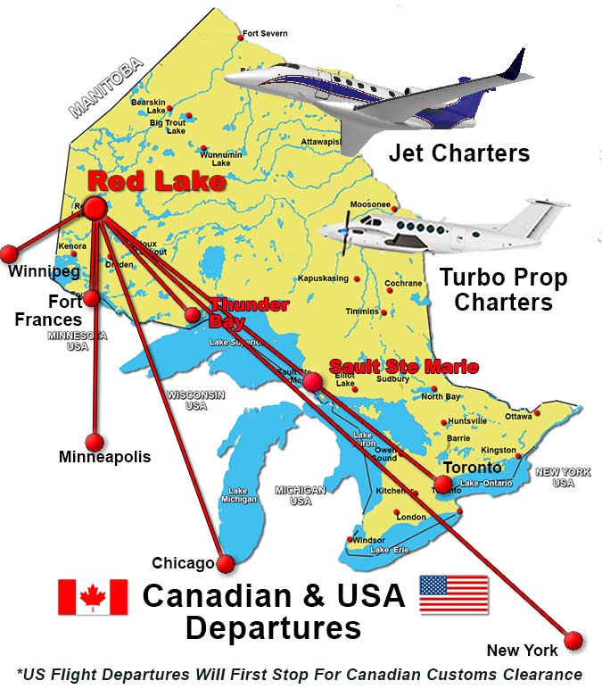 Red Lake Lake Charter Flights